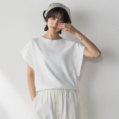 【SALE】MAYSON GREY（Women）/メイソングレイ フレンチスリーブニットプルオーバー&#8810;手洗い可能&#8811; 02オフホワイト トップス【三越伊勢丹/公式】