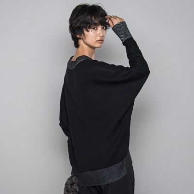 ＜MAYSON GREY（Women）＞【新色追加】今日の気分で着回せるリバーシブルニット≪手洗い可能≫