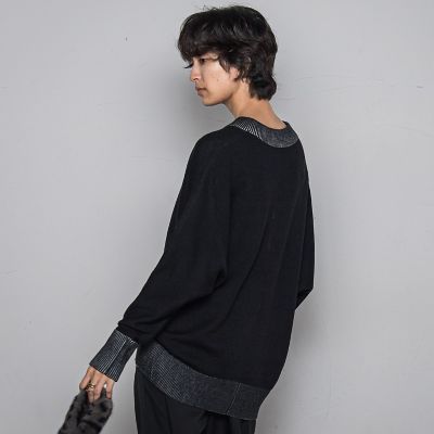 新色追加】今日の気分で着回せるリバーシブルニット≪手洗い可能