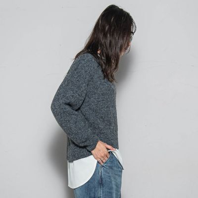 フラッフィークルーネックニット≪手洗い可能≫ | MAYSON GREY（Women