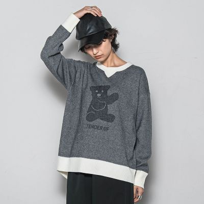 メイソングレイ（MAYSON GREY）/BEARジャカードニット≪手洗い可能≫ BEARジャカードニット≪手洗い可能≫ | MAYSON GREY（Women