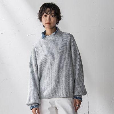 ラメリブボトルネックニット≪手洗い可能≫ | MAYSON GREY（Women