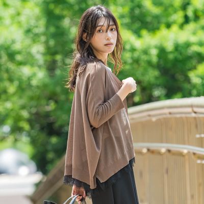 裾レースサラサラシアーカーディガン | MAYSON GREY (Women)/メイソン