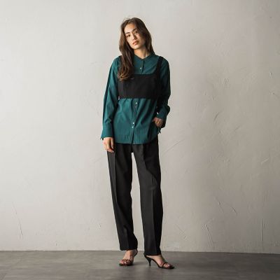 ダブルクロスBACK釦ビスチェ≪洗濯機で洗える≫ | MAYSON GREY