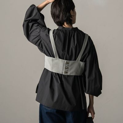 ダブルクロスBACK釦ビスチェ≪洗濯機で洗える≫ | MAYSON GREY