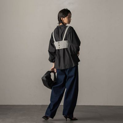 ダブルクロスBACK釦ビスチェ≪洗濯機で洗える≫ | MAYSON GREY