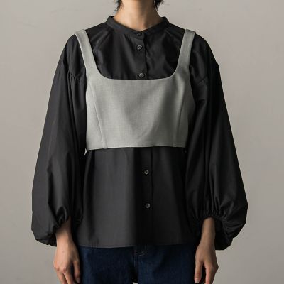 ダブルクロスBACK釦ビスチェ≪洗濯機で洗える≫ | MAYSON GREY