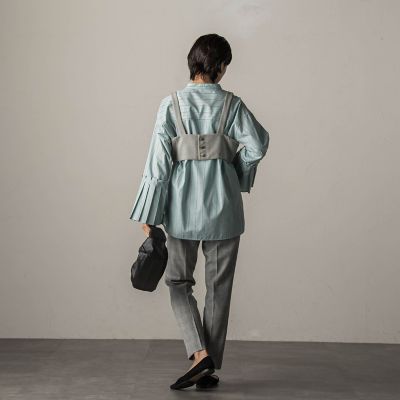 ダブルクロスBACK釦ビスチェ≪洗濯機で洗える≫ | MAYSON GREY