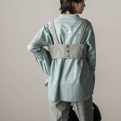 【セモア】♡ロングビスチェ フロントホックビスチェ×プリーツスカートセット – pium