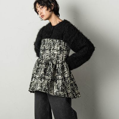 ラメジャカードキャミソール≪セットアップ対応≫