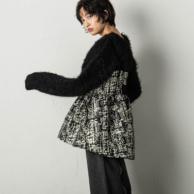 ラメジャカードキャミソール≪セットアップ対応≫
