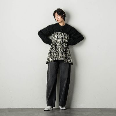 ラメジャカードキャミソール≪セットアップ対応≫