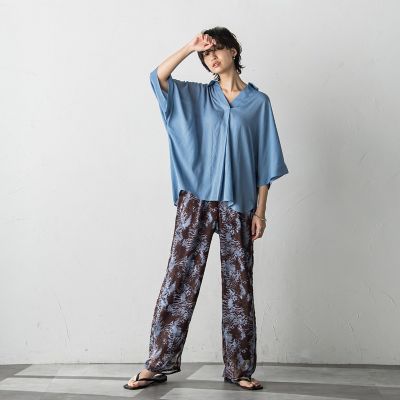 【ＷＥＢ限定カラーあり】バックタックドルマンスキッパーシャツ≪手洗い可能≫