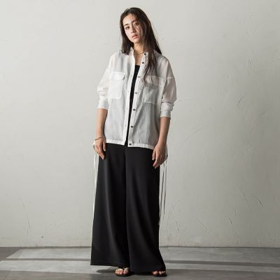 MAYSON GREY / メイソングレイ ドロストヘムバンドカラーシャツ≪洗濯機で洗える≫ 楽天市場】ドロストヘムバンドカラーシャツ≪洗濯機で洗える