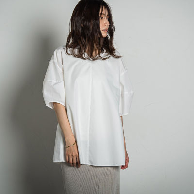 【SALE】MAYSON GREY（Women）/メイソングレイ ボリュームスリーブチュニック&#8810;洗濯機で洗える&#8811; 01ホワイト トップス【三越伊勢丹/公式】
