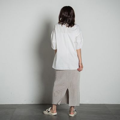 ボリュームスリーブチュニック≪洗濯機で洗える≫