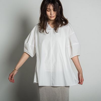 ボリュームスリーブチュニック≪洗濯機で洗える≫