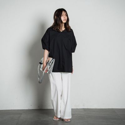 ボリュームスリーブチュニック≪洗濯機で洗える≫