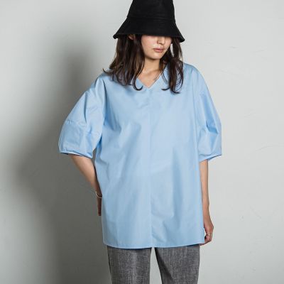 ボリュームスリーブチュニック≪洗濯機で洗える≫