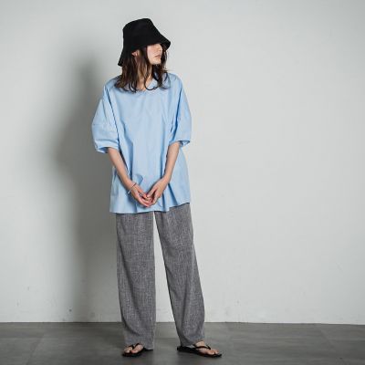 ボリュームスリーブチュニック≪洗濯機で洗える≫