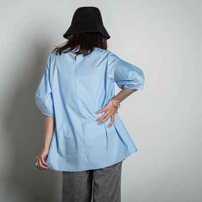 ボリュームスリーブチュニック≪洗濯機で洗える≫