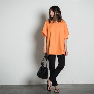 ボリュームスリーブチュニック≪洗濯機で洗える≫