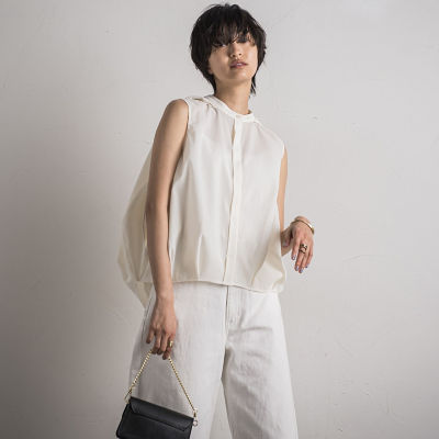 ＜MAYSON GREY（Women）＞２ＷＡＹケープブラウス≪洗濯機で洗える≫