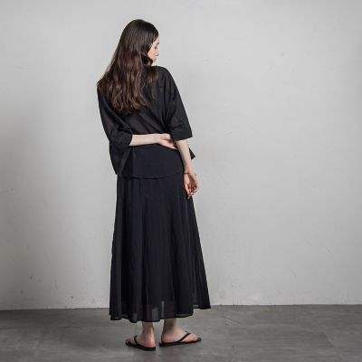 【ＷＥＢ限定】ドライコットン切替ブラウス≪洗濯機で洗える≫