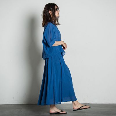 【ＷＥＢ限定】ドライコットン切替ブラウス≪洗濯機で洗える≫