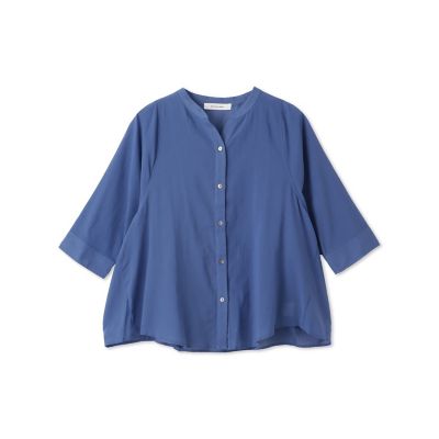 【ＷＥＢ限定】ドライコットン切替ブラウス≪洗濯機で洗える≫
