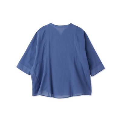 【ＷＥＢ限定】ドライコットン切替ブラウス≪洗濯機で洗える≫