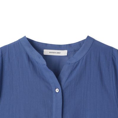 【ＷＥＢ限定】ドライコットン切替ブラウス≪洗濯機で洗える≫