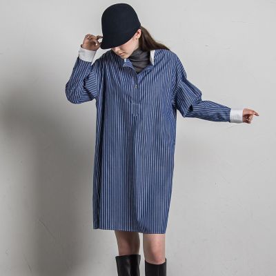スキッパーチュニックシャツ≪手洗い可能≫