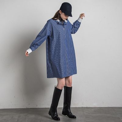 スキッパーチュニックシャツ≪手洗い可能≫