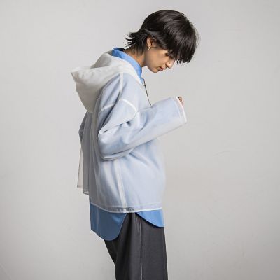 MAYSON GREY（Women）/メイソングレイ チュールレイヤードフーディプルオーバー≪手洗い可能≫