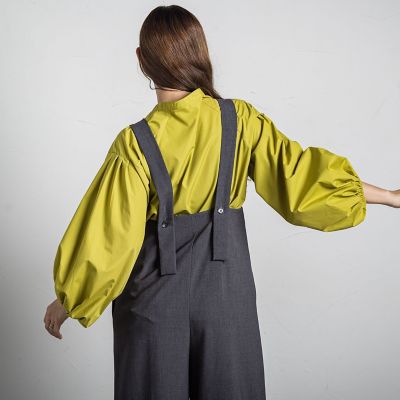 ボリュームスリーブブラウス≪洗濯機で洗える≫