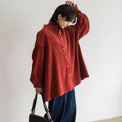 MAYSON GREY / メイソングレイ コーデュロイAラインシャツ≪手洗い可能≫ コーデュロイAラインシャツ≪手洗い可能≫ | MAYSON GREY