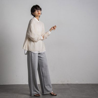 バックボリュームドルマンシャツ≪洗濯機で洗える≫