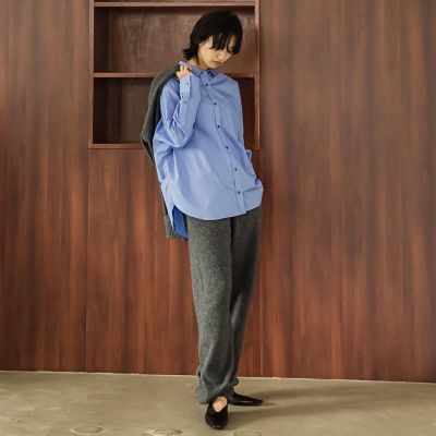 バックボリュームドルマンシャツ≪洗濯機で洗える≫
