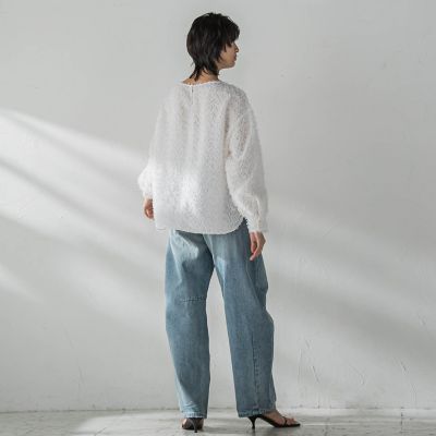 シアーフェザーブラウス≪手洗い可能≫ | MAYSON GREY (Women