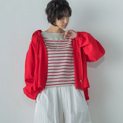 叶えるフーディシャツブルゾン≪洗濯機で洗える≫