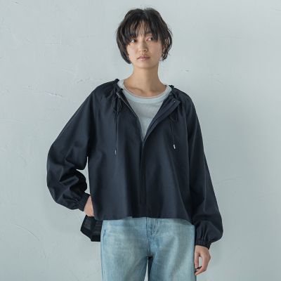 叶えるフーディシャツブルゾン≪洗濯機で洗える≫