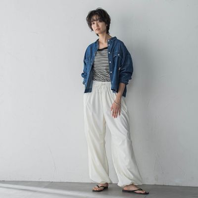 デニムクロップドシャツ≪洗濯機で洗える≫ | MAYSON GREY