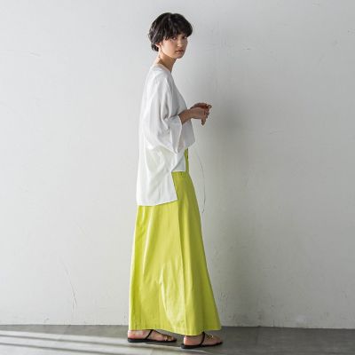 タックワイドスリーブＶネックドルマンブラウス≪手洗い可能≫
