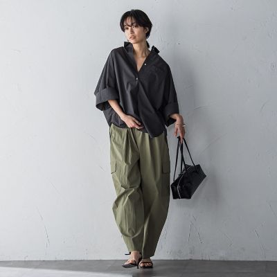 ワイドカフスドルマンシャツ≪洗濯機で洗える≫