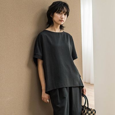 MAYSON GREY（Women）/メイソングレイ タンブラーブッチャードルマンブラウス≪手洗い可能 / セットアップ対応≫