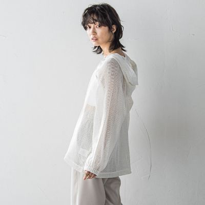 メッシュアノラックパーカー≪手洗い可能≫ | MAYSON GREY (Women