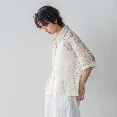メイソングレイ MAYSON GREY 七分袖 レース チュニック MAYSON GREY / メイソングレイ （レディース） | ファッション