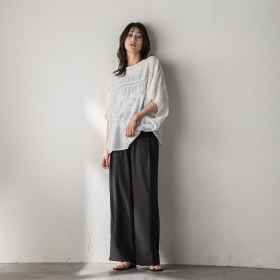 MAYSON GREY / メイソングレイ ボタニカル刺繍ドルマンブラウス≪手洗い可能≫ ボタニカル刺繍ドルマンブラウス≪手洗い可能≫ | MAYSON GREY