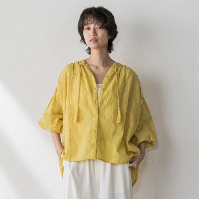 美品 ビームスボーイ 刺繍ギャザーブラウス オフホワイト サイズF*ZC687 BEAMS BOY（ビームス ボーイ）のシャツ・ブラウス通販アイテム